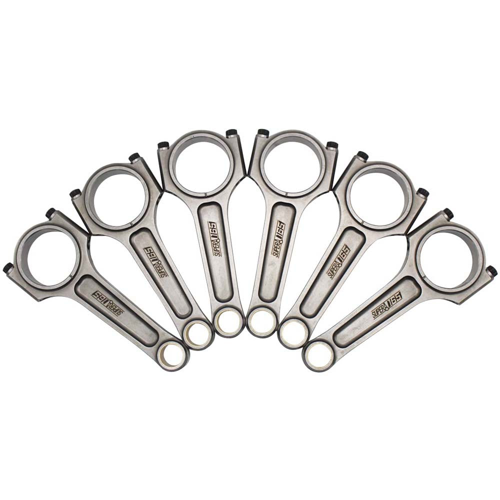 VR38DETT For GTR R35 6.496" 165mm x 23mm Super A forged con rod set with 7/16" bolts
