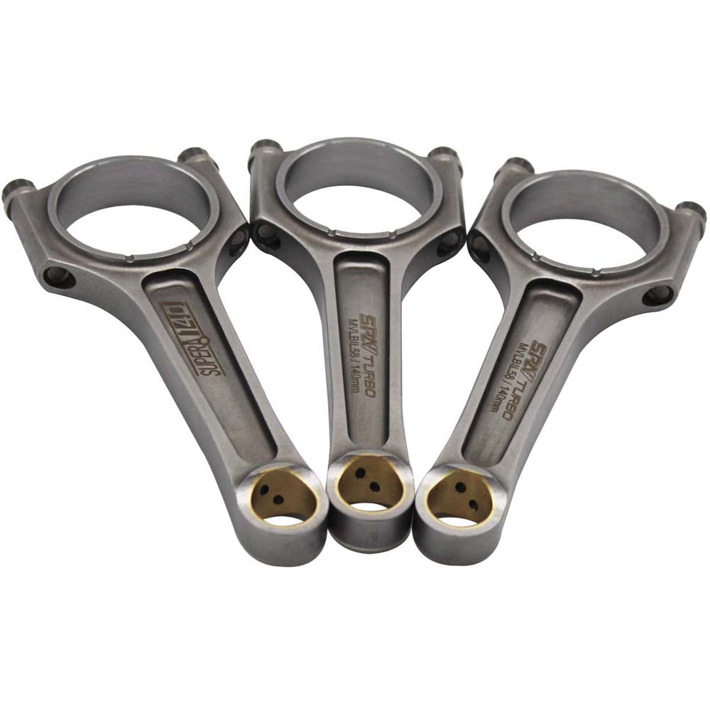 VW 140 MM 4340 A-BEAM forged connecting rods UP TSI GTI 1.0 3 cylinder 19mm 3 pcs set