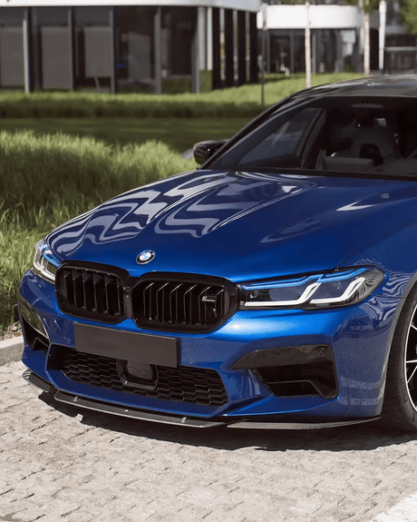 BMW 5 Series F90 M5 LCI ST Style Carbon Fiber Front Lip (2020+) - K2 Industries