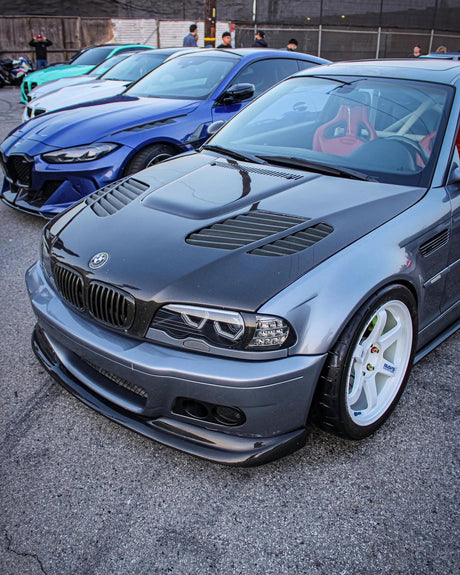BMW 3 Series E46 M3 AC Style Carbon Fiber Front Lip (2001 - 2006) - K2 Industries