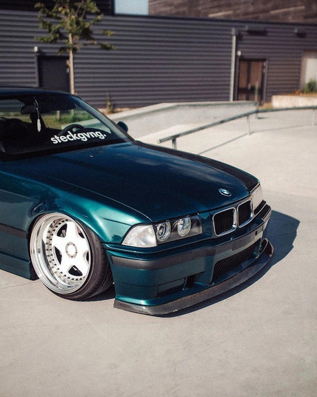 BMW 3 Series E36 AC Style Carbon Fiber Front Lip (1992 - 1998) - K2 Industries
