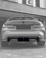 BMW 3 Series G80 M3 G82 G83 M4 Euro Version OE Style Carbon Fiber Rear Diffuser (2019 - 2024) - K2 Industries