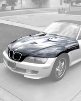 BMW 3 Series Z3 (E36/7 Roadster - E36/8 Coupe) MT Style Carbon Fiber Hood (1996 - 2002) - K2 Industries