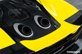 2015-2020 McLaren 600LT-Style Part Carbon Fiber Rear Bumper with Diffuser and Trunk Spoiler and Engine Trunk and Exhaust | Fits 540C, 570S, 570GT