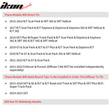 2015-2023 Dodge Charger Widebody SRT Unpainted Front Rear Bumper Kits