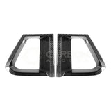 Real Carbon Fiber Upper Grille Trim Covers for 2024+ Ford Mustang Dark Horse
