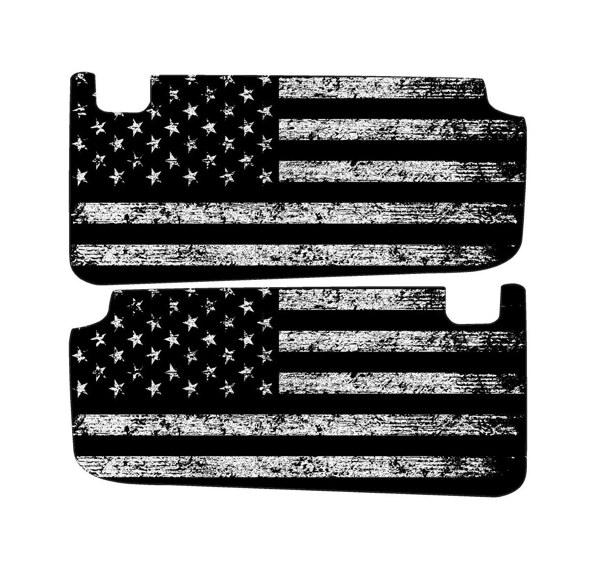Freedom Series Sun Visor Overlays (Printed Series) - 2021+ Bronco