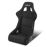 Bucket Racing Seat Large Fiberglass Carbon Fiber Black Green