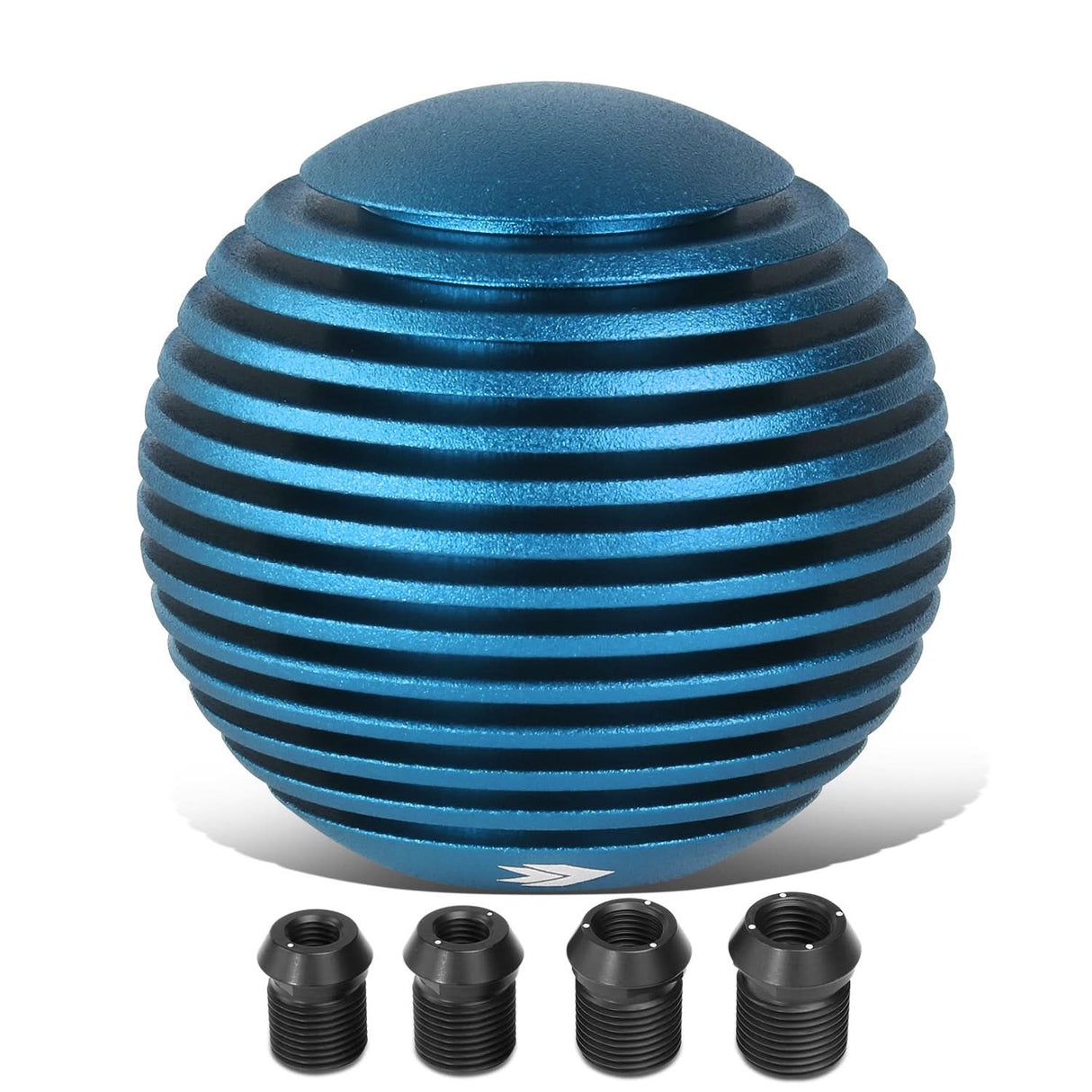 Universal Heatsink Style Ball Shift Knob - 50MM - Blue