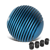 Universal Heatsink Style Ball Shift Knob - 50MM - Blue