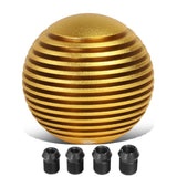 Heatsink Style Ball Shift Knob - 50MM - Gold