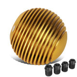 Heatsink Style Ball Shift Knob - 50MM - Gold