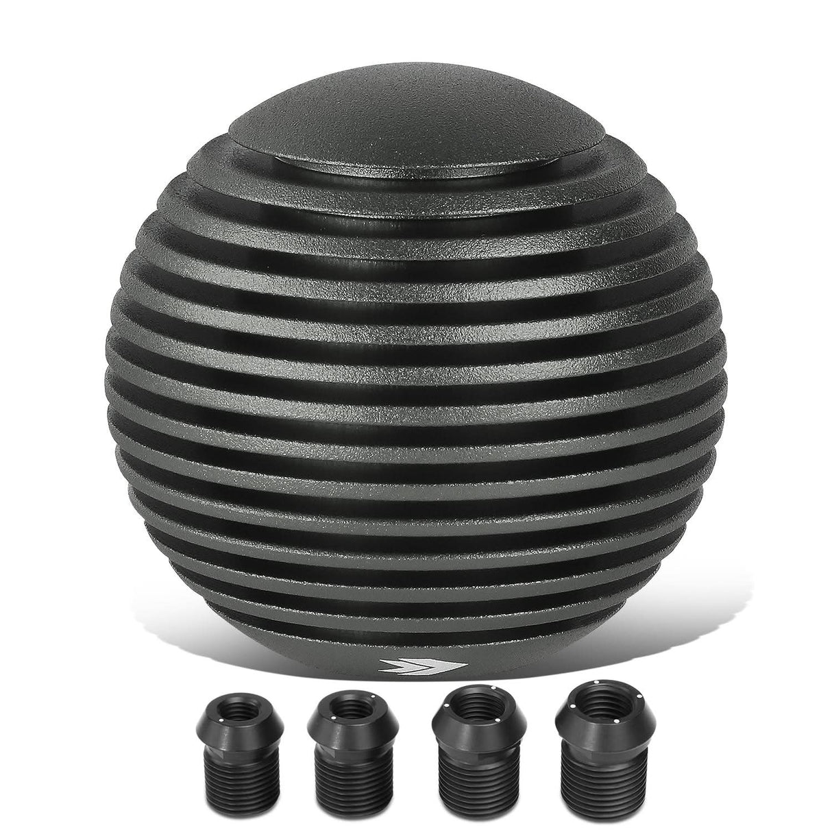 Heatsink Style Ball Shift Knob - 50MM - Gunmetal