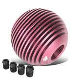 Universal Heatsink Style Ball Shift Knob 50MM Pink