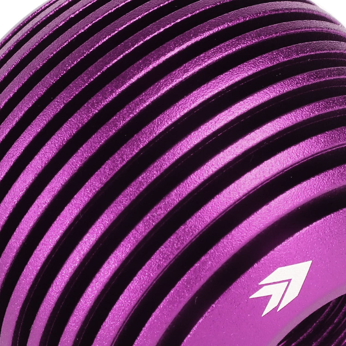 Heatsink Style Ball Shift Knob - 50MM Purple Polyurethane