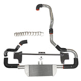 VW GOLF 1.8 20V TRANSVERSAL FRONT MOUNT INTERCOOLER KIT FOR TMA06 - BLACK HOSES