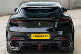 2023-UP Ferrari Purosangue F175 Carbon Fiber Roof Spoiler DarwinPRO iMP Design