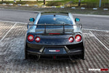 2008-2023 Nissan GTR R35 CBA DBA EBA Partial Carbon Fiber Rear Bumper With Black Light DarwinPRO (2024Nismo Design)