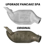 VW/Audi 1.8T 20V Turbo high flow pancake (lower intercooler pipe upgrade) Cast aluminum