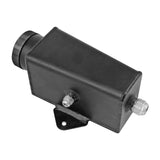 Lightweight Late Model Radiator - Double Pass - 26.8" x 19.6" + Power Steering Tank Firewall Mount (Right Inlet) - Black Cap