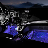 Universal RGB LED Starlight Floor Mats – App-Controlled Ambient Interior Lighting (Set)