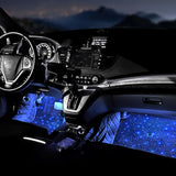 Universal RGB LED Starlight Floor Mats – App-Controlled Ambient Interior Lighting (Set)