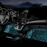 Universal RGB LED Starlight Floor Mats – App-Controlled Ambient Interior Lighting (Set)