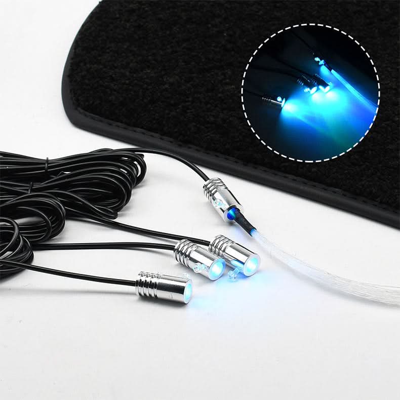 Universal RGB LED Starlight Floor Mats – App-Controlled Ambient Interior Lighting (Set)