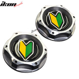 Fits Civic/Acura Gunmetal/Beginner Badge 2 Tone Engine Oil Filler Cap
