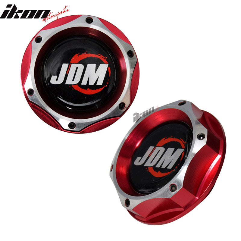 Acura Civic Engine Oil Filler Tank JDM Style Red Chrome Aluminum