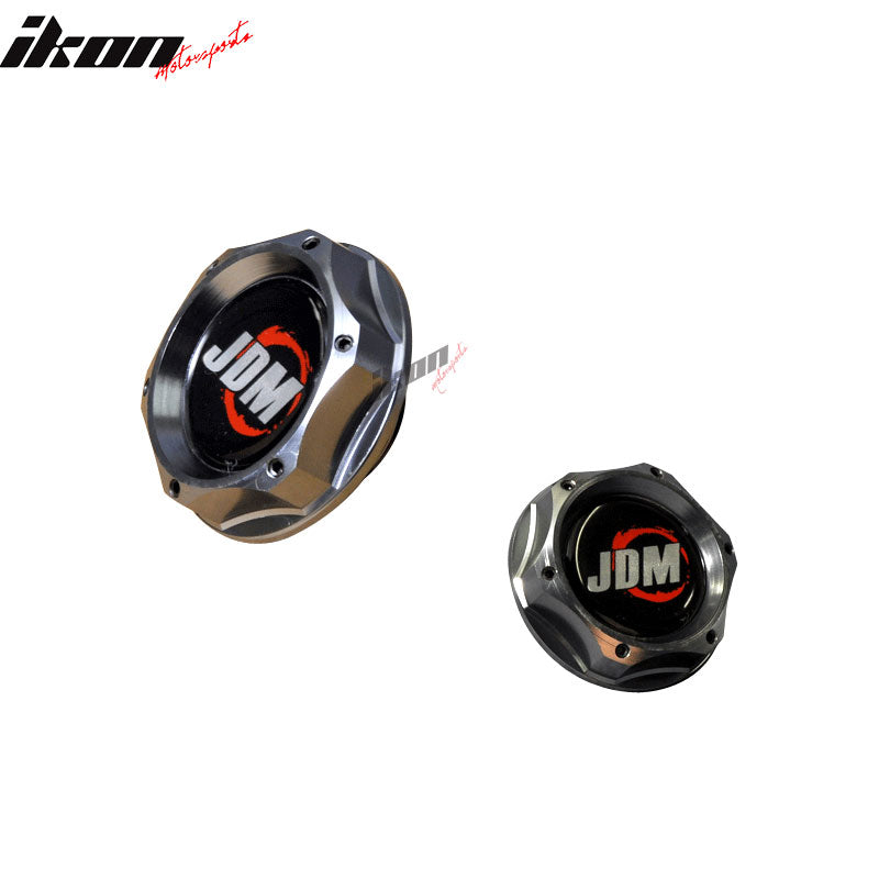 Honda Civic Acura JDM Style Gunmetal Oil Filler Tank Cap Aluminum