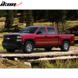 Fits 14-15 Chevy Silverado B Black Front Bumper Hood Grille + Emblem
