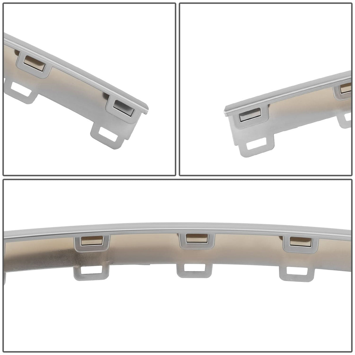 2013+ Acadia Front Bumper Molding Chrome Bright Bracket