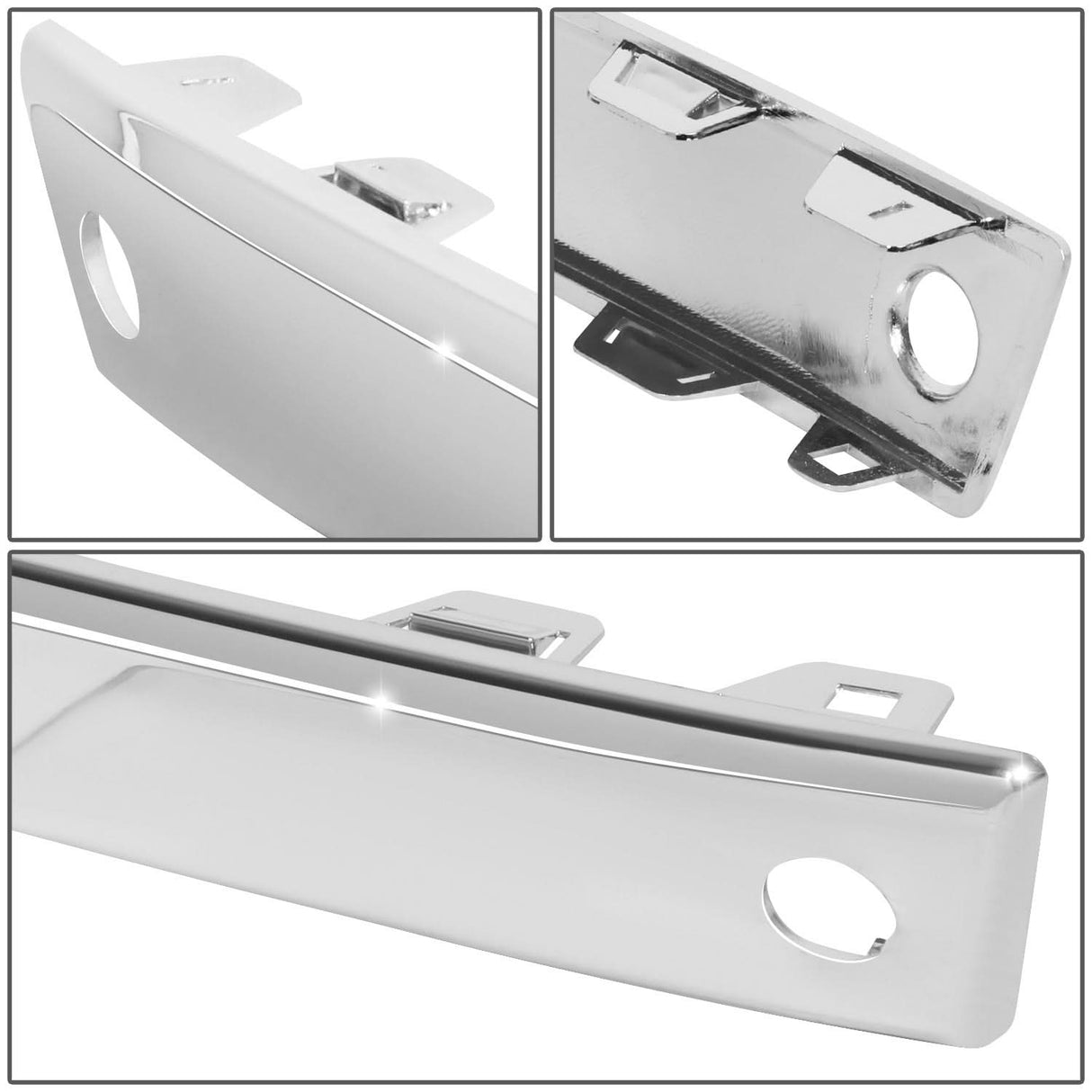 2005-2010 Jeep Cherokee Rear Bumper Molding Trim Chrome ABS