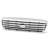 98-02 Ford Crown Victoria Chrome/Black Honeycomb Grille Assembly
