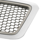 2004-2008 Ford F150 Lariat Style Front Grille Silver Chrome