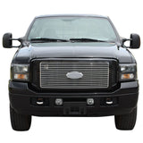 2005-2007 Ford F350 Super Duty Chrome Grille with Black Frame