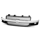 2003-2022 GMC Express/Savana Dark Gray Grille with Chrome Molding