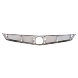 2009+ Acura TSX Upper Grille Trim Molding Chrome