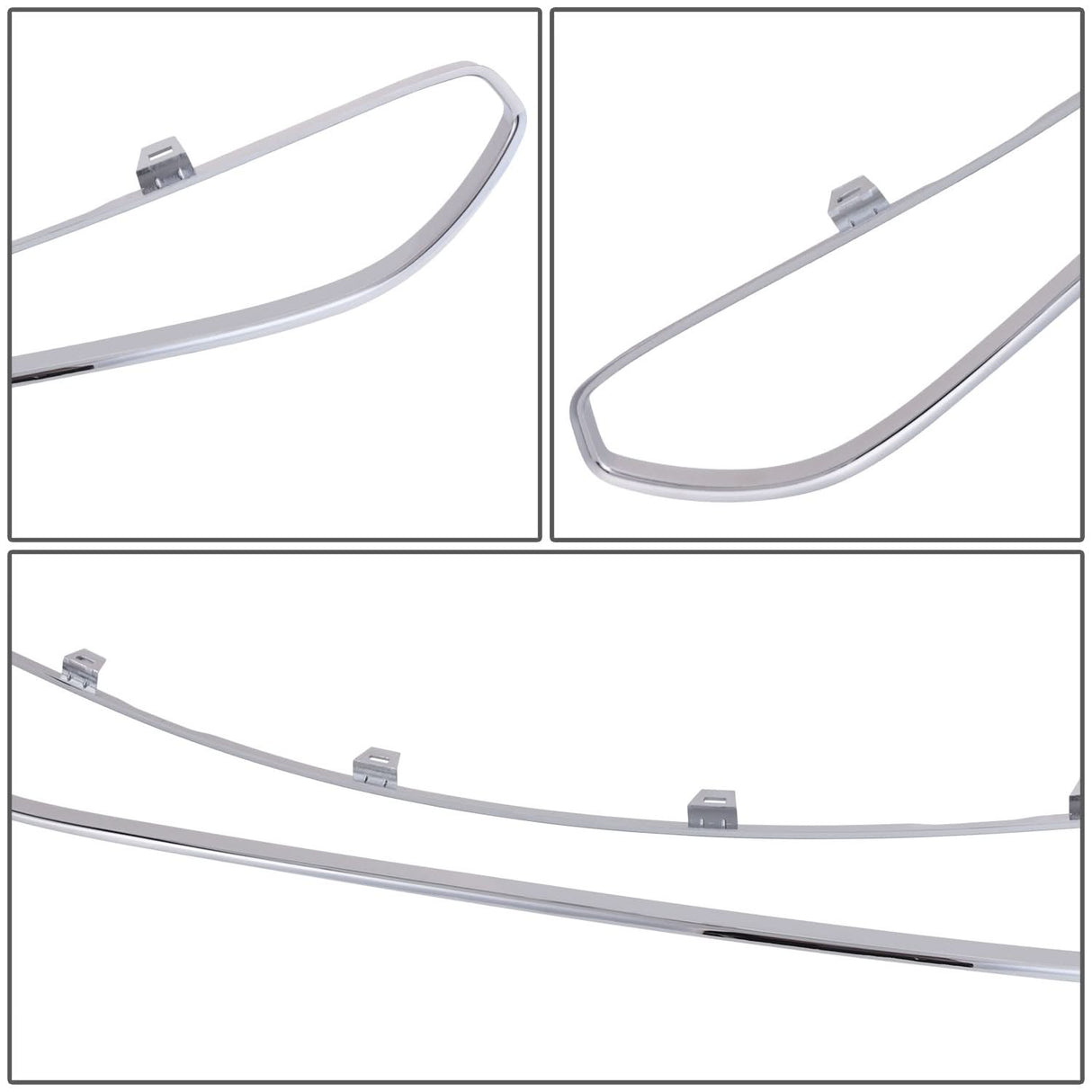 2010-2012 Ford Fusion Front Bumper Grille Molding Chrome Trim