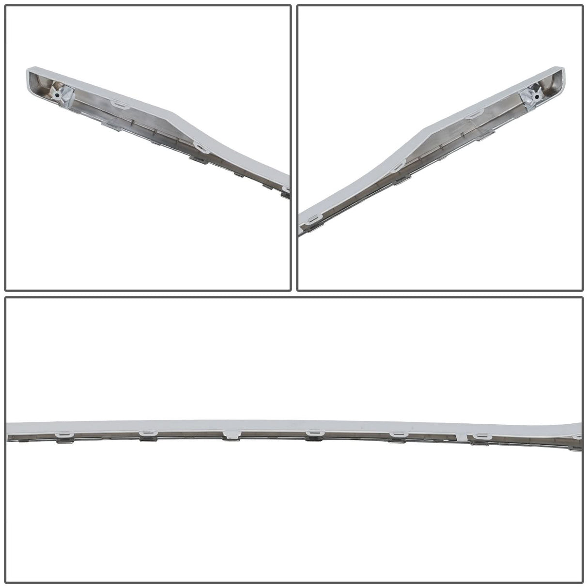 2013+ Honda Civic Front Bumper Lower Chrome Grille Trim Molding