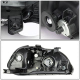 1996-1998 Honda Civic OE Style Left Headlight - H4 Bulb