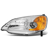 2001-2003 Honda Civic OE Style H4 Left Headlight