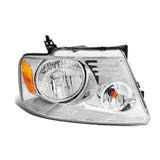 04-08 Ford F-150 / 06-08 Lincoln Mark LT OE Style Right Headlight Chrome