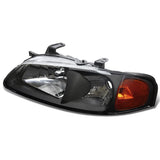 00-03 Nissan Sentra OE Style Headlights Black Housing Left Side