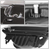 2005-2007 Ford F-250 F-350 F-450 F-550 OE Style Left Headlight Black
