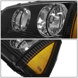 2006-2010 Dodge Charger OE Style Left Headlight - Black Housing