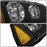 06-10 Dodge Charger OE Style Headlights Black Housing Right Side