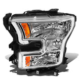 2015-2017 Ford F-150 OE Style Chrome Headlights Left Side