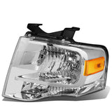 2007-2014 Ford Expedition OE Style Left Headlight Chrome Housing